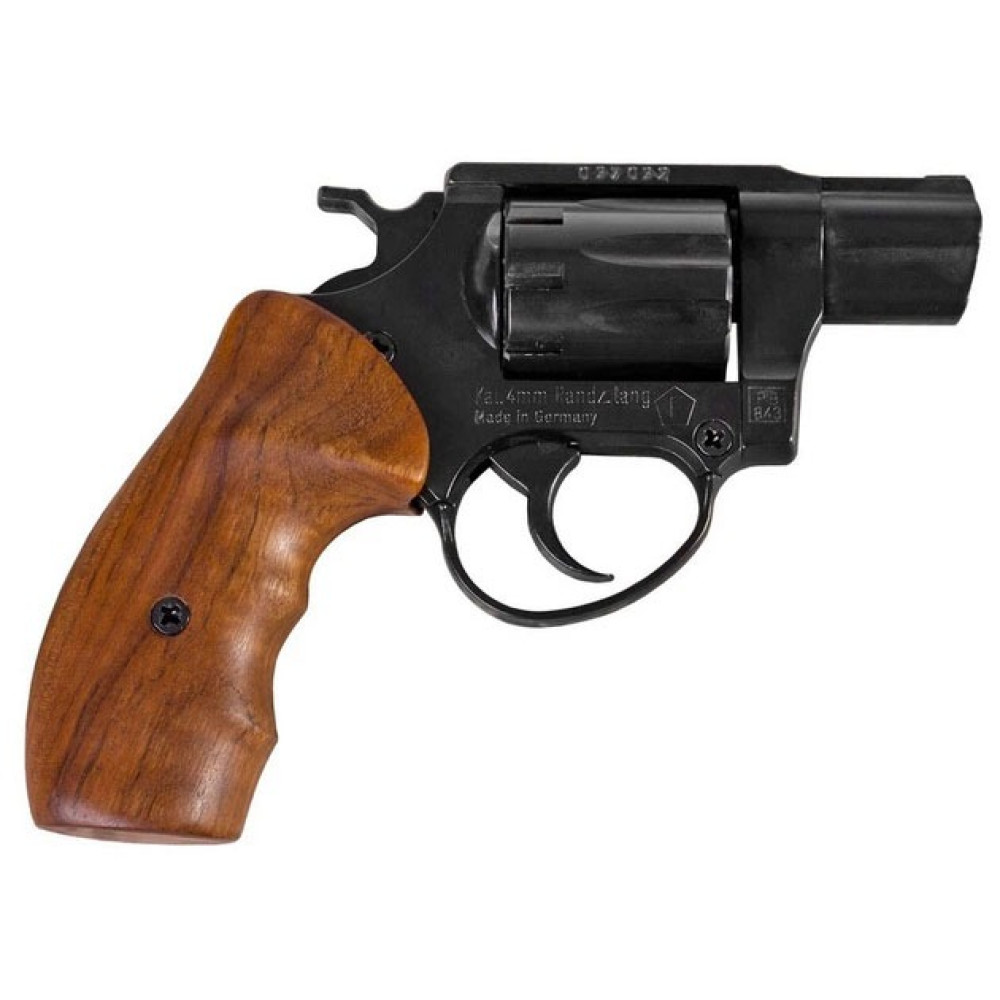 Револьвер під патрон Флобера Cuno Melcher ME 38 Magnum 4R Black (ствол 5 см, дерев'яне руків'я)