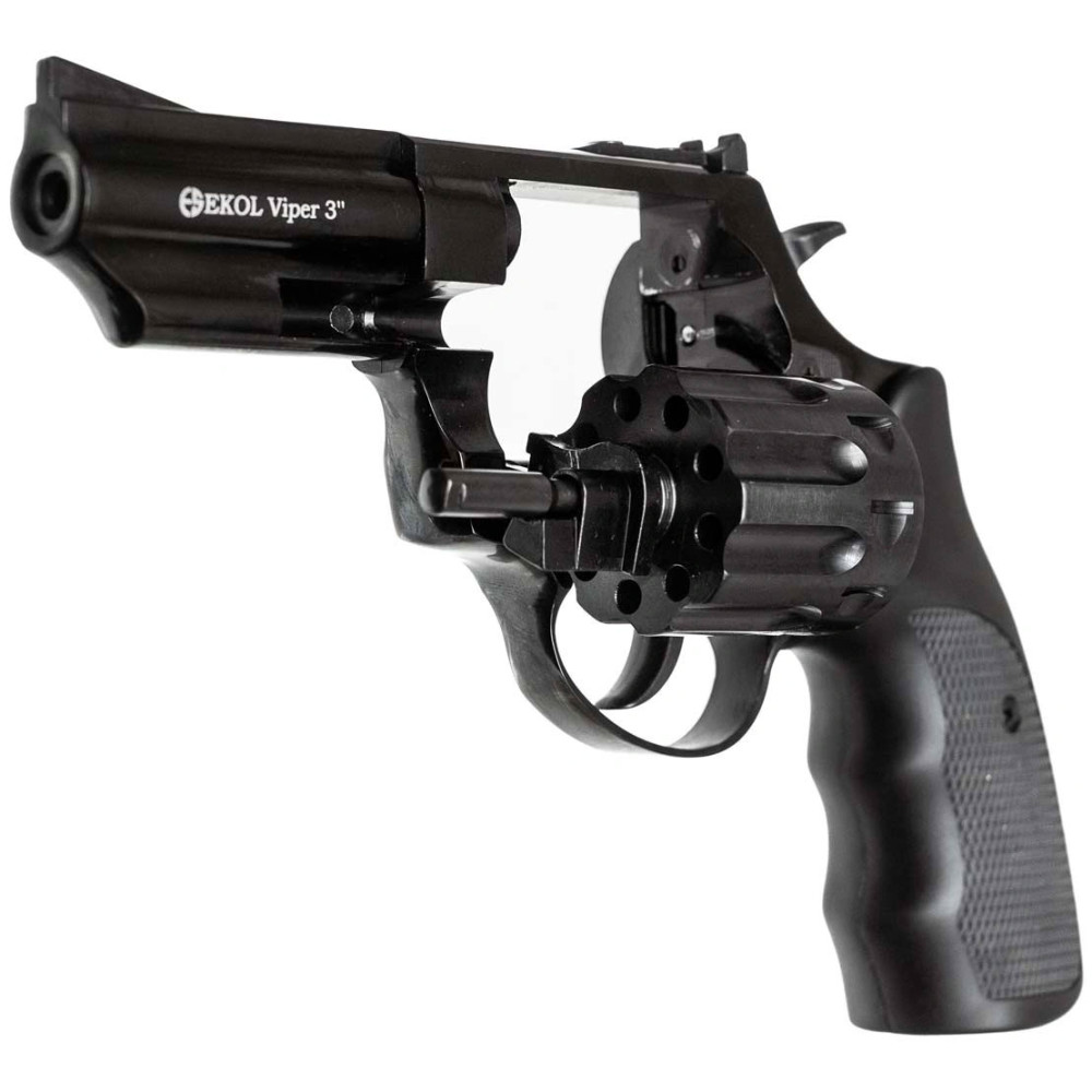 Револьвер под патрон Флобера Ekol Viper 3" Black (Экол Вайпер 3 черный)