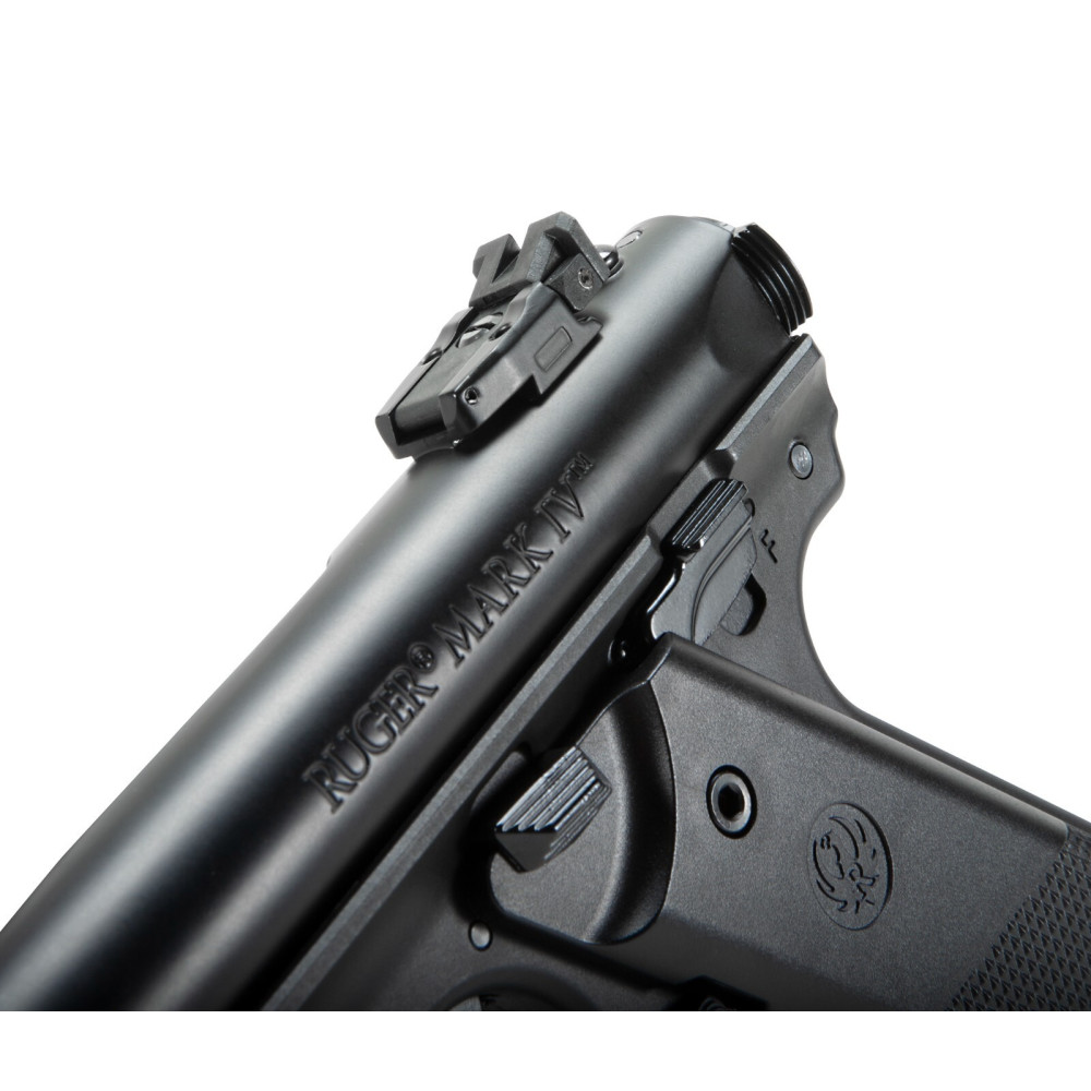 Пружинно-поршневой пистолет Umarex Ruger Mark IV BLK (Умарекс Ругер Марк 4 Блэк)