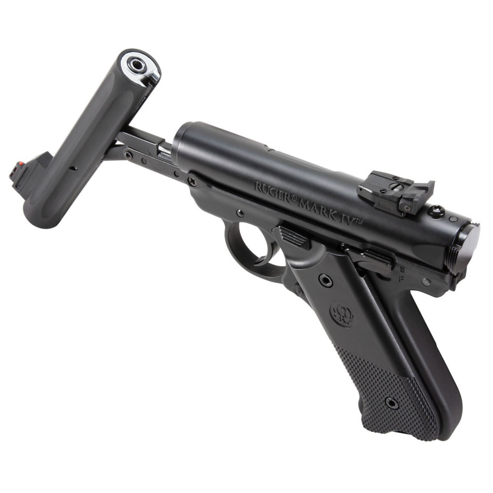 Пружинно-поршневой пистолет Umarex Ruger Mark IV BLK (Умарекс Ругер Марк 4 Блэк)