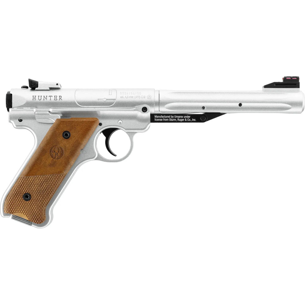 Пружинно-поршневий пістолет Umarex Ruger Mark IV Stainless (Умарекс Ругер Марк 4 Стейнлесс)