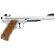 Пружинно-поршневий пістолет Umarex Ruger Mark IV Stainless (Умарекс Ругер Марк 4 Стейнлесс)