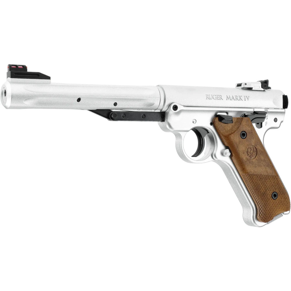 Пружинно-поршневий пістолет Umarex Ruger Mark IV Stainless (Умарекс Ругер Марк 4 Стейнлесс)