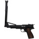 Пружинно-поршневий пістолет Weihrauch HW 45 Black (Вайраух ХВ 45 Блек)