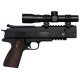 Пружинно-поршневий пістолет Weihrauch HW 45 Black (Вайраух ХВ 45 Блек)