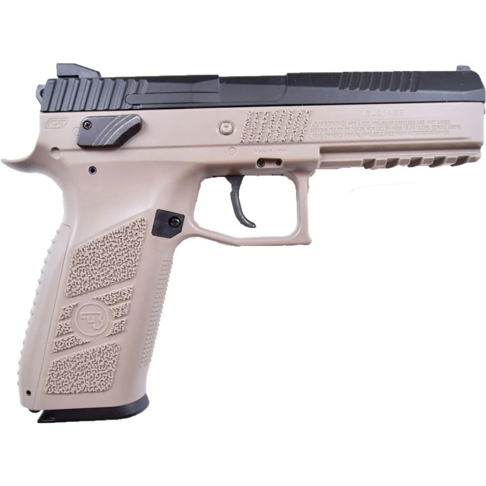 Пневматичний пістолет ASG CZ P-09 Black FDE Pellet Blowback (АСГ ЧЗ П-09 Блоубек)