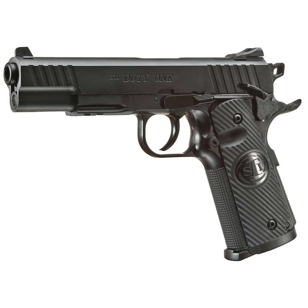 Пневматический пистолет ASG STI Duty One Blowback (АСГ СТИ Дьюти Ван Блоубэк)