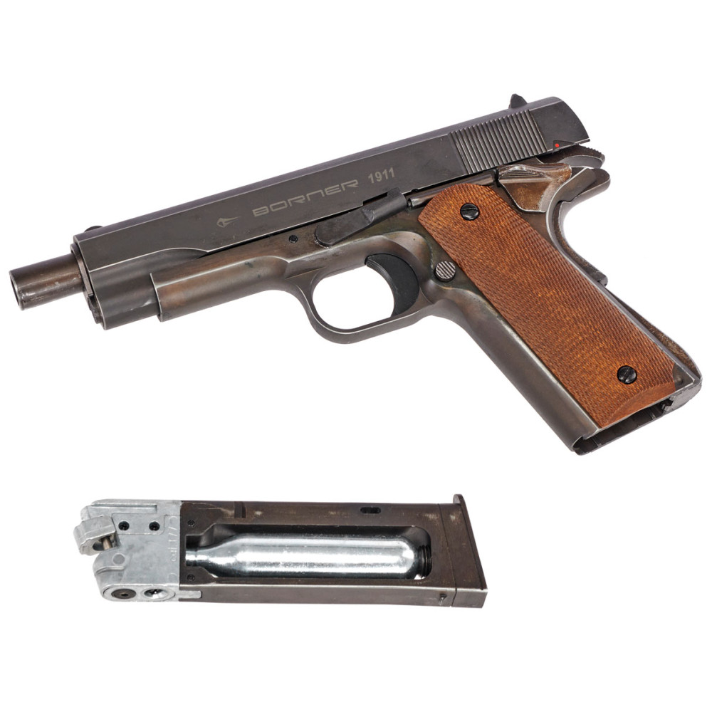 Пневматический пистолет Borner 1911 Blowback (Борнер 1911 Блоубек)