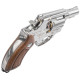 Пневматический револьвер Borner 733 Silver (Борнер 733 хромированный с коричневой ручкой)