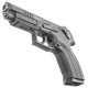 Пневматический пистолет Borner K100 (Борнер К100 копия Grand Power с подвижным затвором)