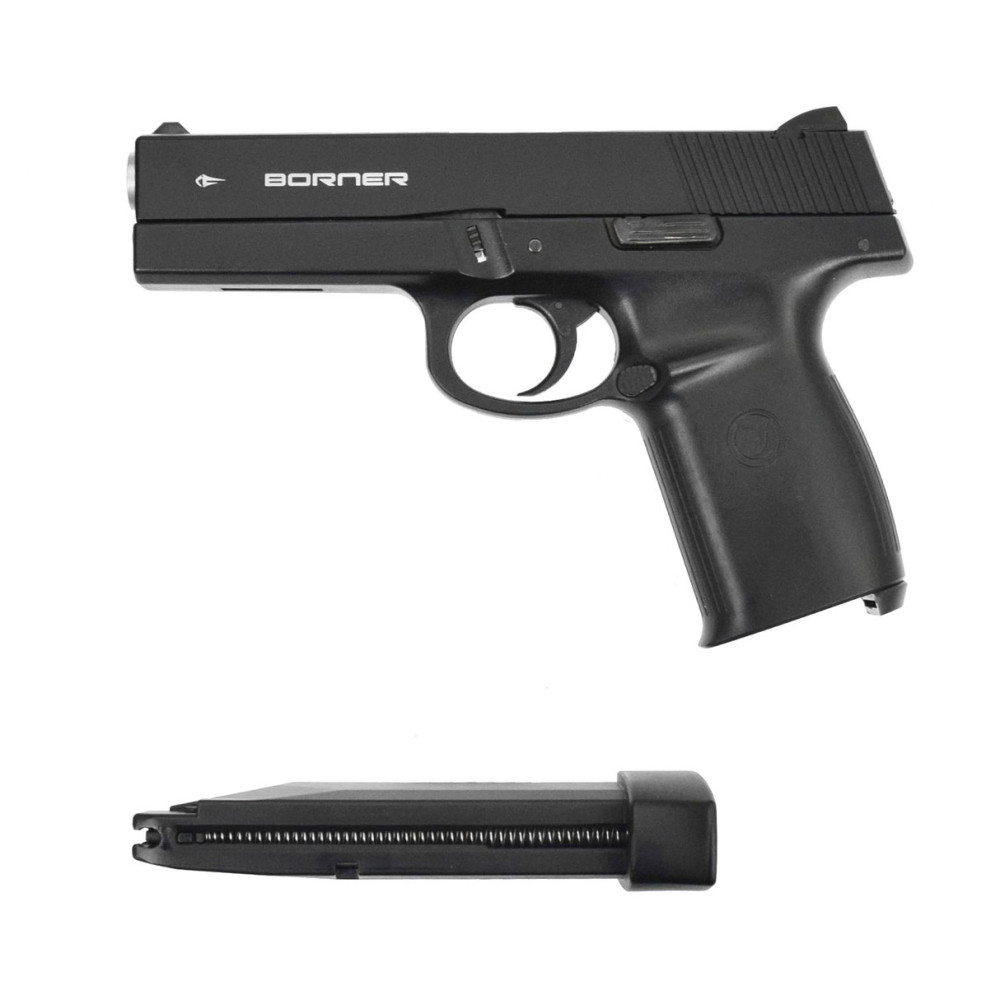 Пневматический пистолет Borner KMB12 Blowback (Борнер КМБ 12)