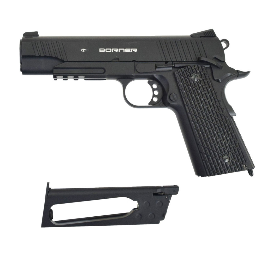 Пневматический пистолет Borner KMB77 Blowback (Борнер КМБ 77)
