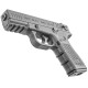 Пневматичний пістолет Borner M22 Blowback (Борнер М22 копія Glock з металевим затвором)