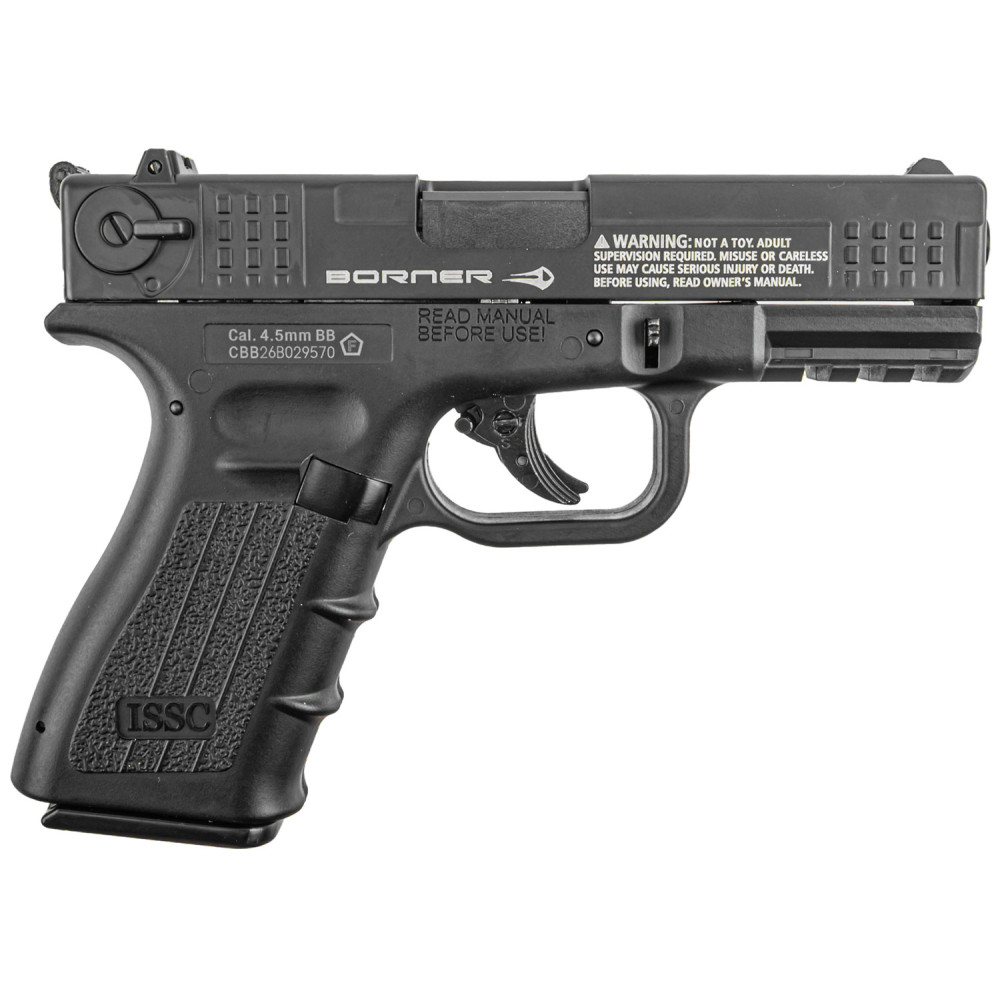 Пневматичний пістолет Borner M22 Blowback (Борнер М22 копія Glock з металевим затвором)