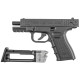 Пневматичний пістолет Borner M22 Blowback (Борнер М22 копія Glock з металевим затвором)