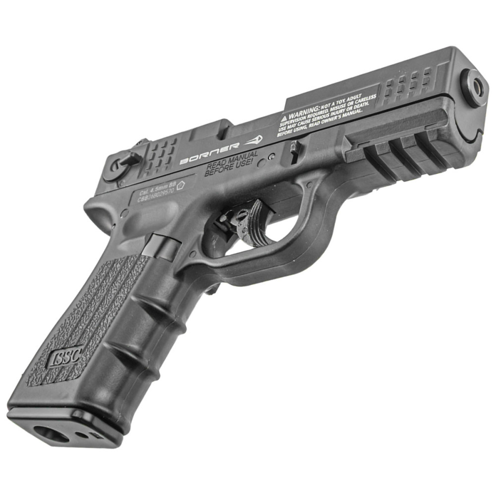Пневматичний пістолет Borner M22 Blowback (Борнер М22 копія Glock з металевим затвором)