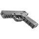 Пневматичний пістолет Borner M22 (Борнер М22 копія Glock з рухомим затвором без Blowback)