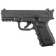 Пневматичний пістолет Borner M22 (Борнер М22 копія Glock з рухомим затвором без Blowback)
