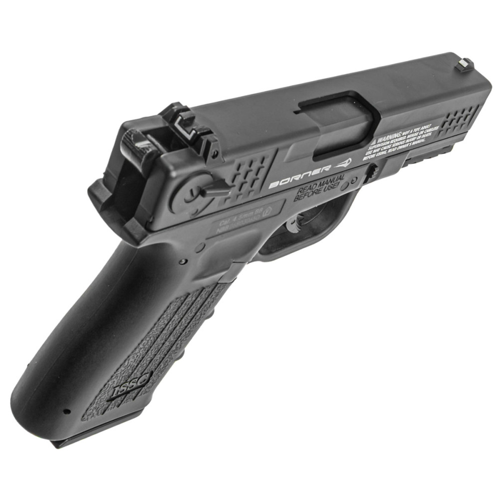 Пневматичний пістолет Borner M22 (Борнер М22 копія Glock з рухомим затвором без Blowback)