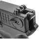 Пневматичний пістолет Borner M22 (Борнер М22 копія Glock з рухомим затвором без Blowback)