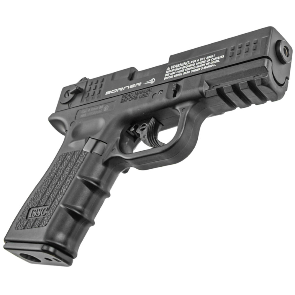 Пневматичний пістолет Borner M22 (Борнер М22 копія Glock з рухомим затвором без Blowback)