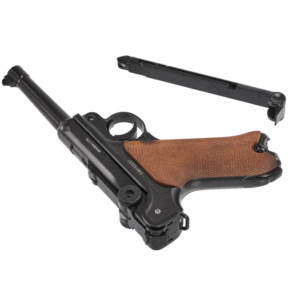 Пневматический пистолет Borner P 08 Blowback (Борнер П 08 Парабеллум)