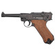 Пневматический пистолет Borner P 08 Blowback (Борнер П 08 Парабеллум)