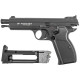 Пневматический пистолет Borner P210 Blowback Black (Борнер Р210 копия Sig Sauer P210 с регулируемым прицелом)