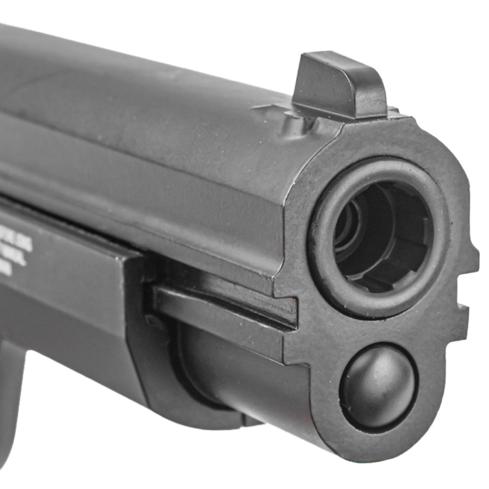 Пневматический пистолет Borner P210 Blowback Black (Борнер Р210 копия Sig Sauer P210 с регулируемым прицелом)