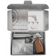 Пневматичний пістолет Borner P210 Blowback Silver (Борнер Р210 хромована копія Sig Sauer P210 з регульованим прицілом)