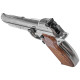 Пневматичний пістолет Borner P210 Blowback Silver (Борнер Р210 хромована копія Sig Sauer P210 з регульованим прицілом)