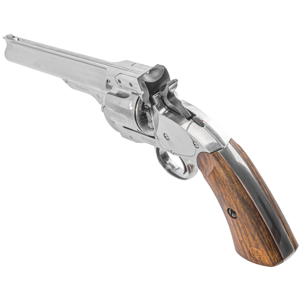 Пневматичний револьвер Borner Schofield Silver (Борнер Шофілд хромована копія Smith & Wesson Model 3)