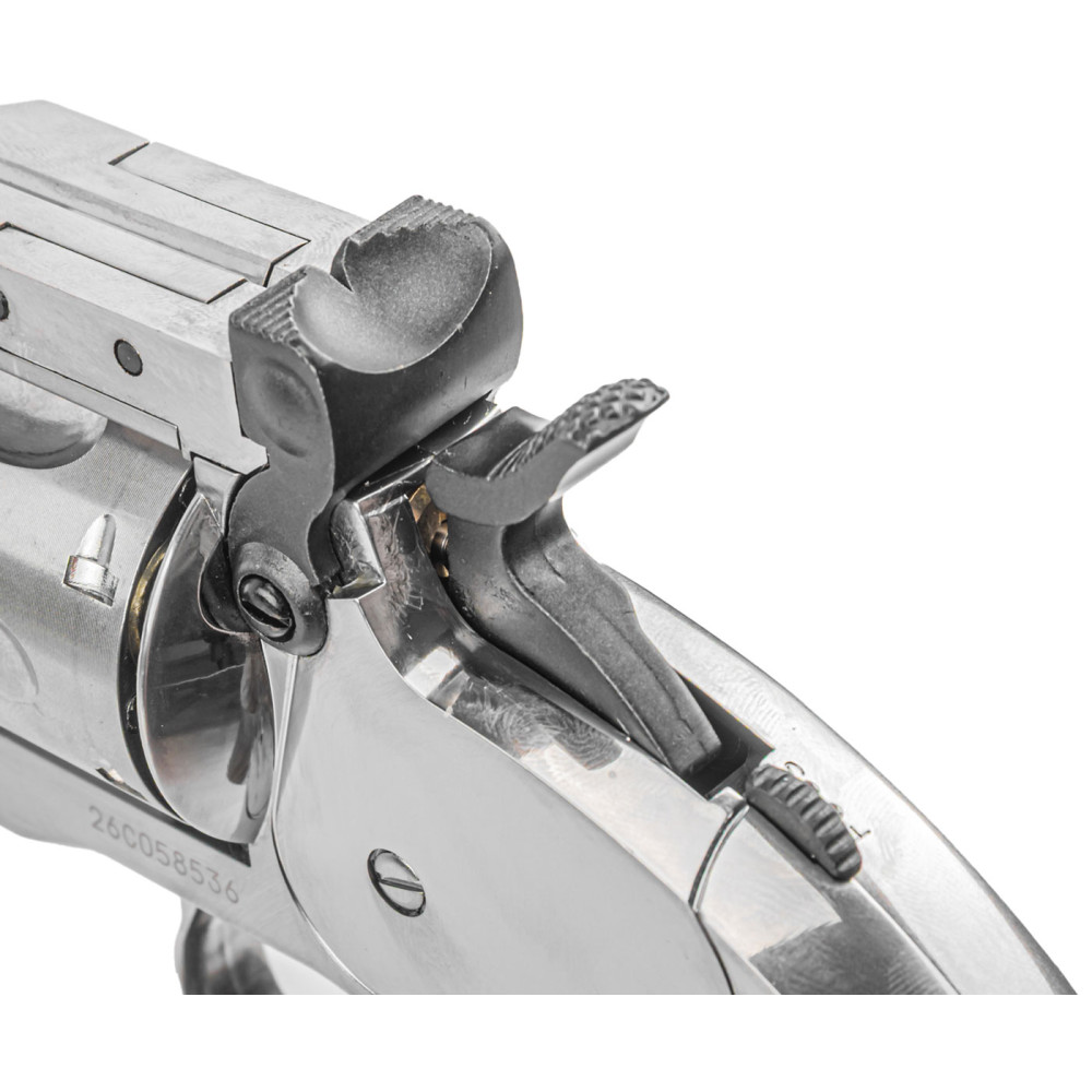 Пневматичний револьвер Borner Schofield Silver (Борнер Шофілд хромована копія Smith & Wesson Model 3)