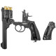Пневматичний револьвер Borner WS black (Борнер ВС копія Webley & Scott)