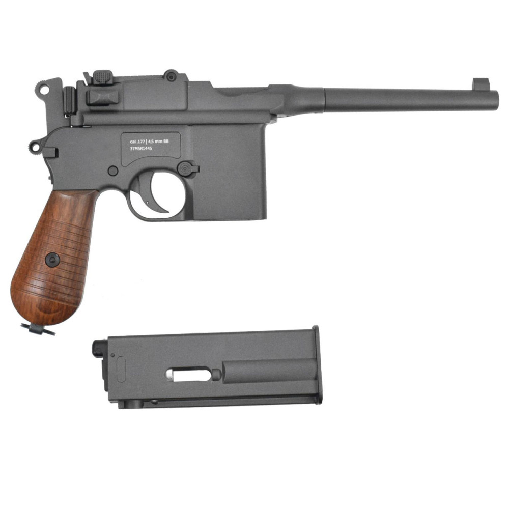 Пневматический пистолет SAS M712 Blowback есть АВТОРЕЖИМ (САС М712 Блоубек)