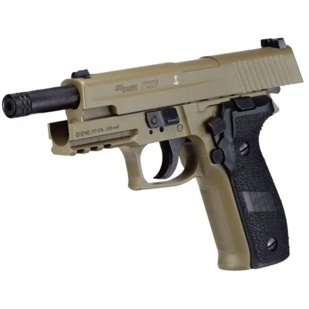 Пневматичний пістолет Sig Sauer Air P226F Blowback FDE (Зіг Зауер Ейр П226Ф Блоубек ФДЕ)