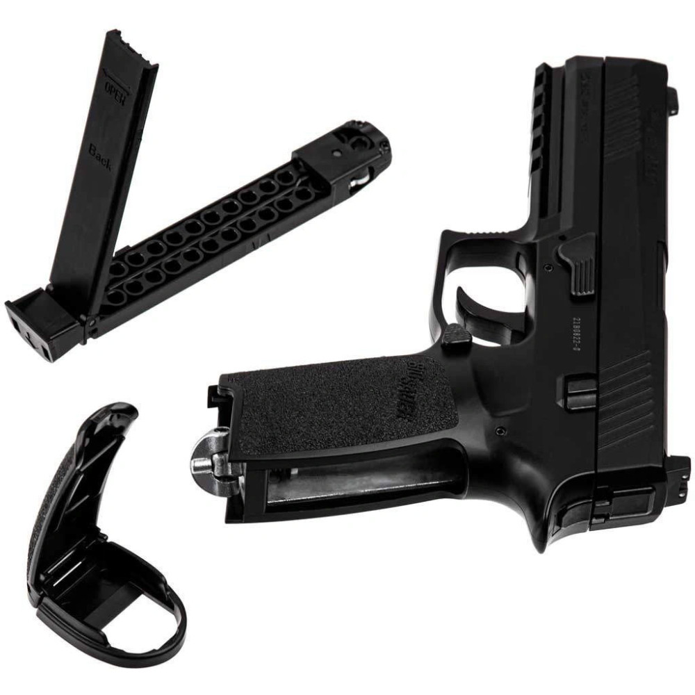 Пневматичний пістолет Sig Sauer Air P320 Blowback Black (Зіг Зауер Ейр П320 Блоубек Блек)