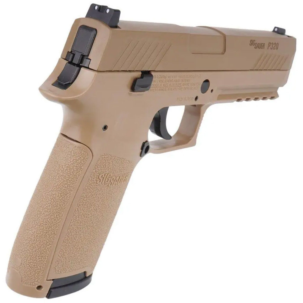 Пневматичний пістолет Sig Sauer Air P320 Blowback Coyote Tan (Зіг Зауер Ейр П320 Блоубек Койот Тан)