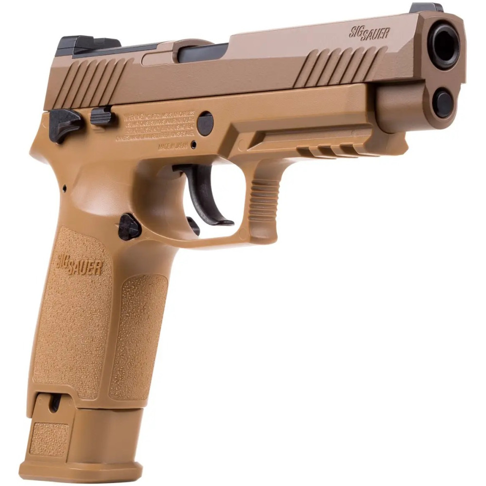 Пневматический пистолет Sig Sauer Air P320 M17 Blowback Coyote Tan (Зиг Зауэр Эйр П320 М17 Блоубэк Койот Тан)