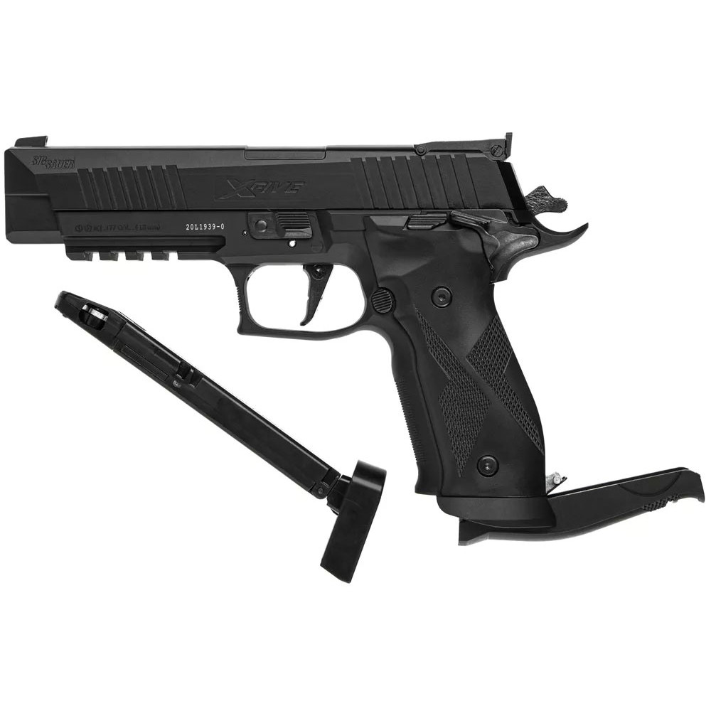 Пневматический пистолет Sig Sauer Air X-Five Blowback Black (Зиг Зауэр Эйр Икс-Файв Блоубэк Блэк)