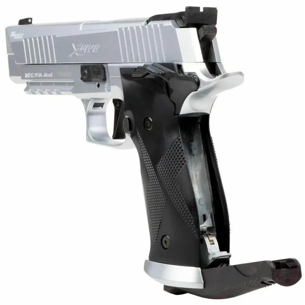Пневматичний пістолет Sig Sauer Air X-Five Blowback Silver (Зіг Зауер Ейр Ікс-Файв Блоубек Сільвер)