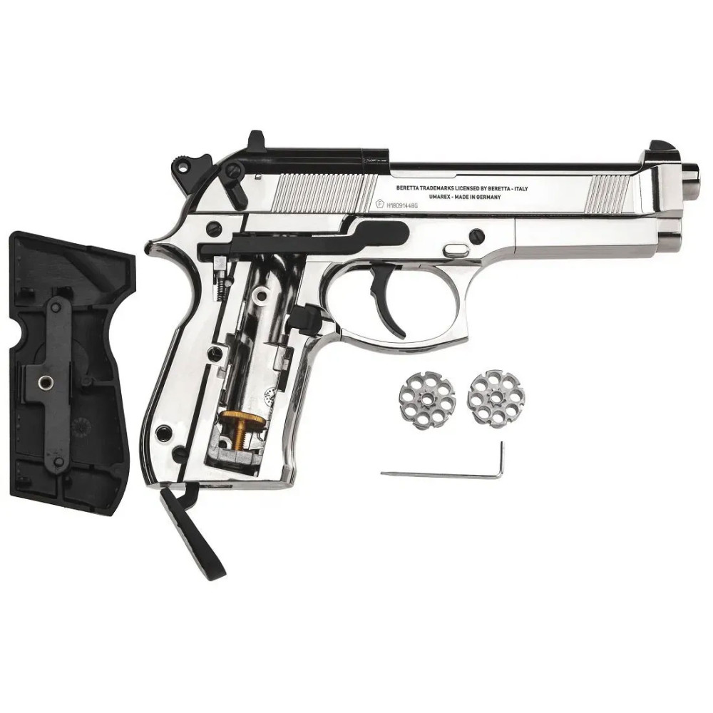 Пневматический пистолет Umarex Beretta 92 FS Chrome 419.00.17 (Умарекс Беретта 92 ФС Хром)
