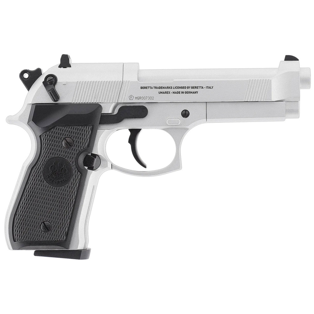 Пневматический пистолет Umarex Beretta 92 FS Nickel 419.00.02 (Умарекс Беретта 92 ФС Никель)