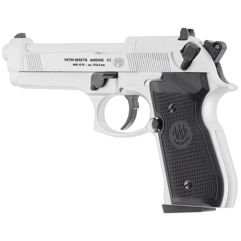 Пневматический пистолет Umarex Beretta 92 FS Nickel 419.00.02 (Умарекс Беретта 92 ФС Никель)
