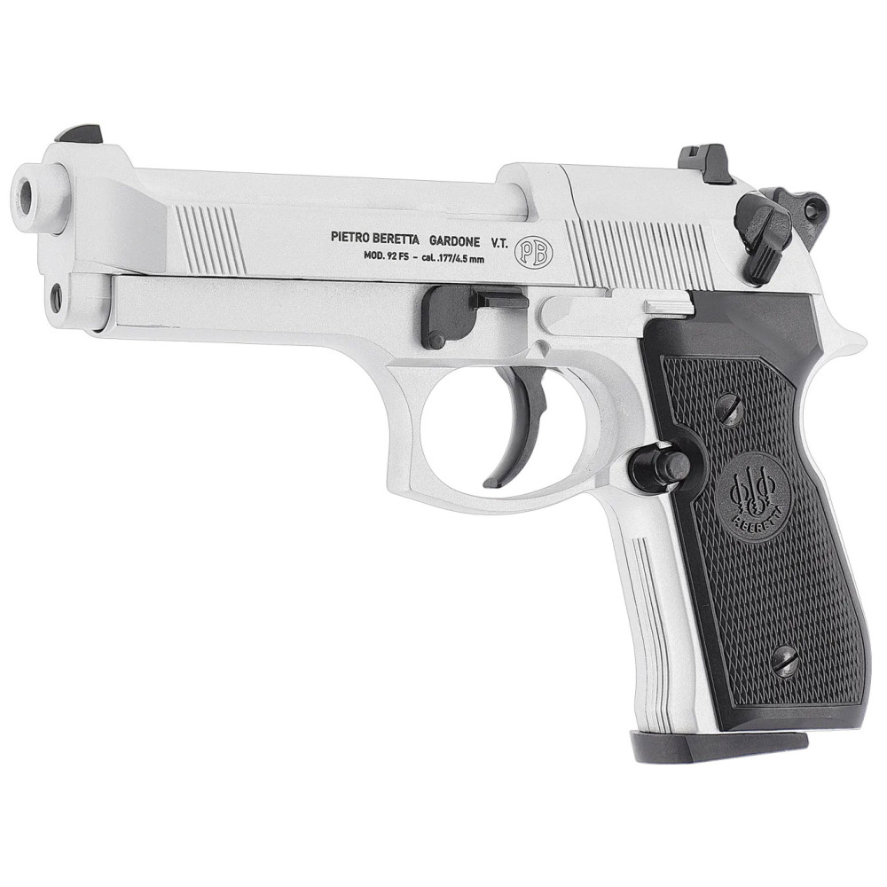 Пневматический пистолет Umarex Beretta 92 FS Nickel 419.00.02 (Умарекс Беретта 92 ФС Никель)