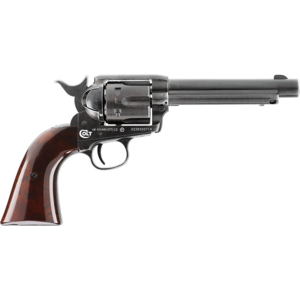 Пневматический револьвер Umarex Colt SAA .45 Pellet Antique finish 5.8320 (Умарекс Кольт САА .45 Пеллет Антик Финиш)