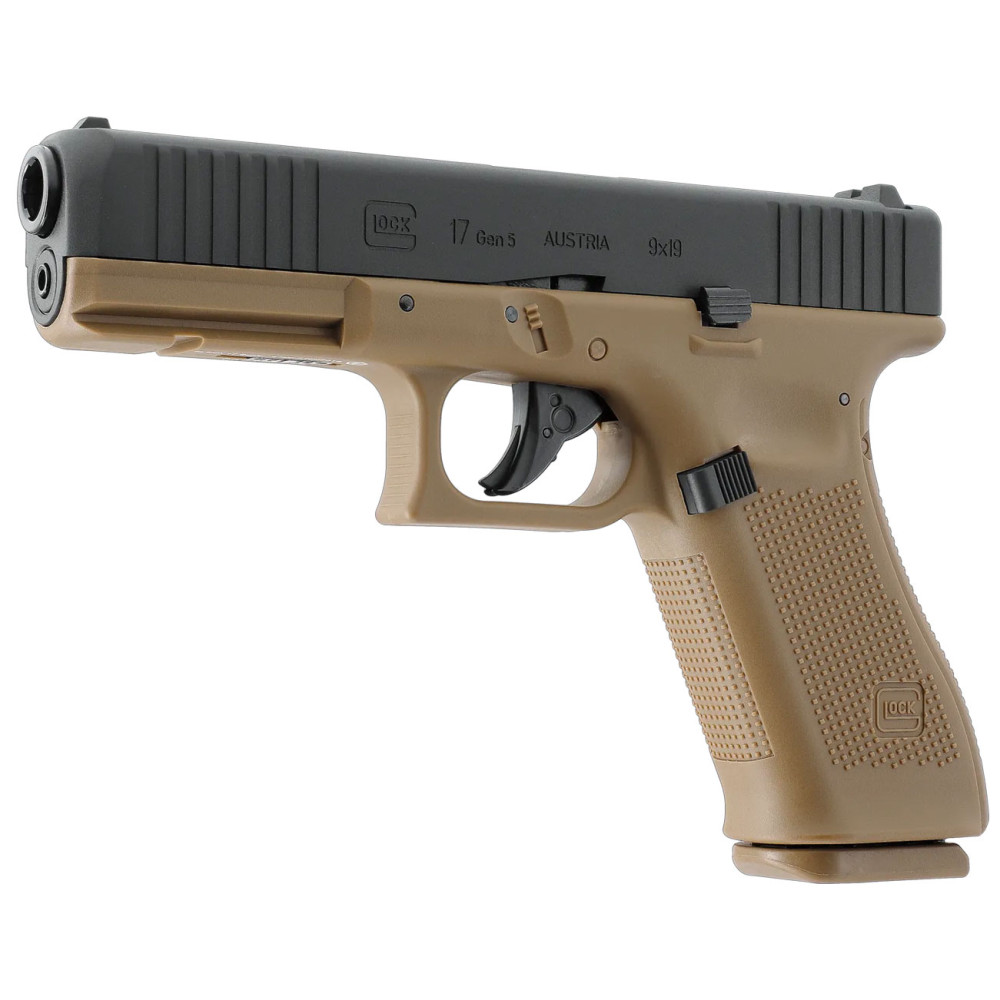 Пневматичний пістолет Umarex Glock 17 Gen 5 Blowback 5.8470 (Умарекс Глок 17 Ген 5 Блоубек хакі)