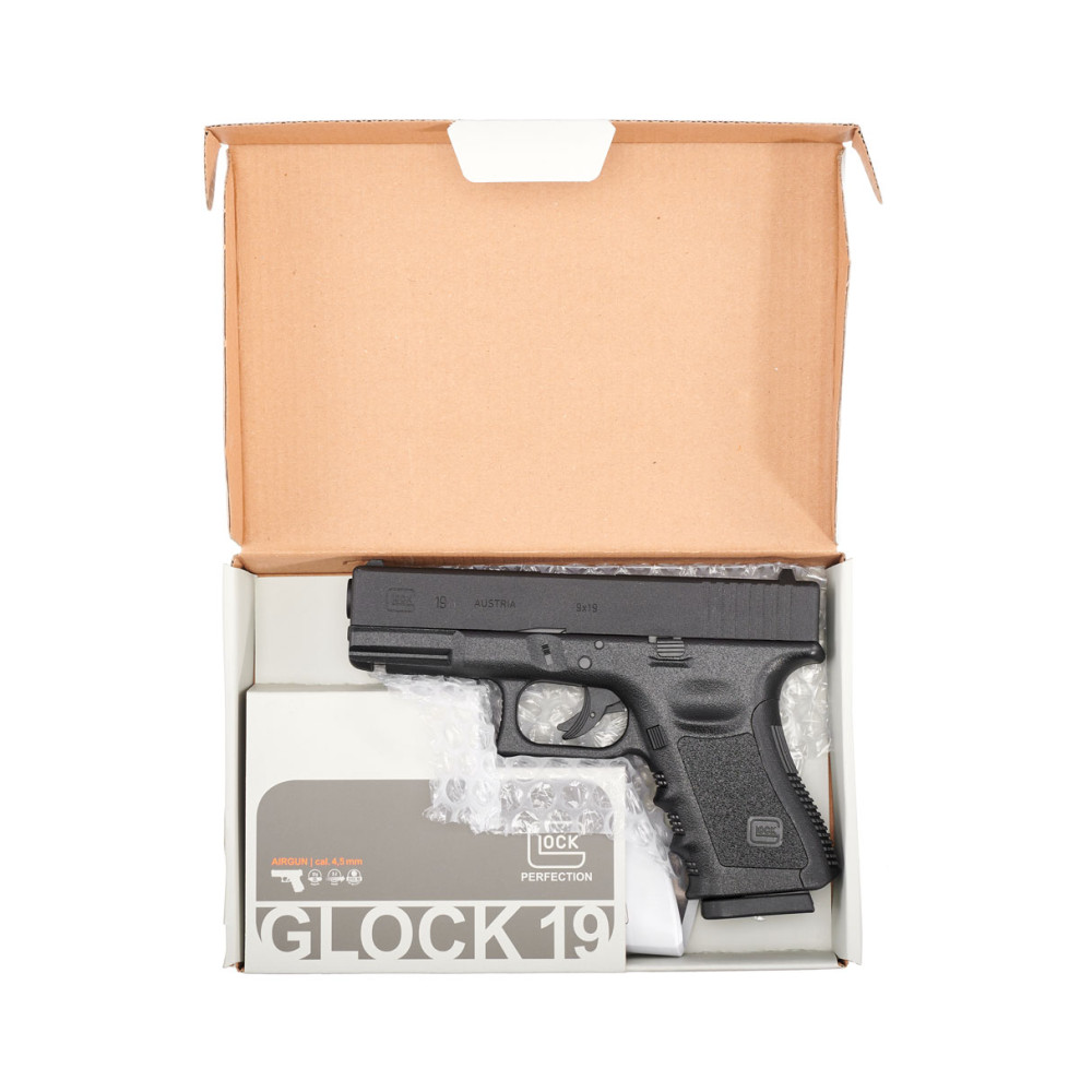 Пневматический пистолет Umarex Glock 19 Gen 4 5.8358 (Умарекс Глок 19 Ген 4)
