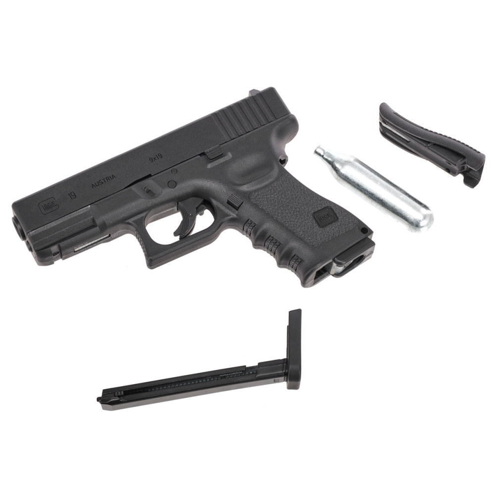 Пневматический пистолет Umarex Glock 19 Gen 4 5.8358 (Умарекс Глок 19 Ген 4)