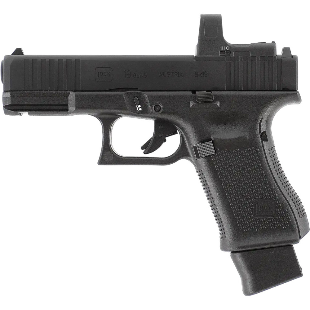 Пневматический пистолет Umarex Glock 19 Gen 5 MOS Blowback 5.8460 (Умарекс Глок 19 Ген 5 МОС Блоубек)
